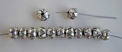 Hill Tribe Silver Beads from Thailand