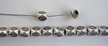 Hill Tribe Silver Beads from Thailand