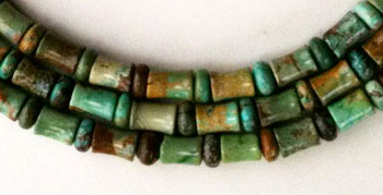 Chinese Turquoise and Sterling Silver Necklace