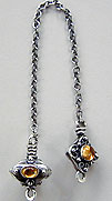 Citrine and Sterling silver pendulum