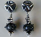 lampwork bead earrings