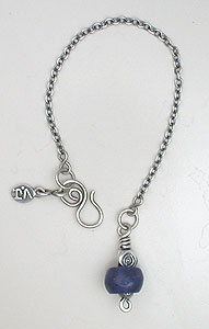 Lapis and Sterling Silver Pendulum