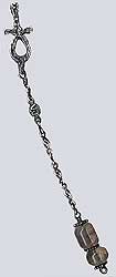 Sterling silver and Rutilated Quartz Pendulum 