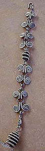 Sterling silver Pendulum Bracelet for Spiritual Response Therapy by Vicky Jousan