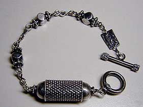 Sterling silver Pendulum bracelet by Vicky Jousan