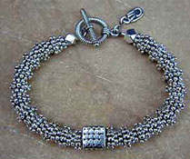 Bali Sterling silver bracelet by Vicky Jousan