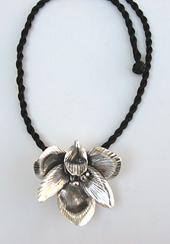 Hill Tribes Silver Flower Necklaces