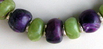 Sugilite and Jade necklace
