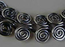 Sterling Silver Egyptian Coils