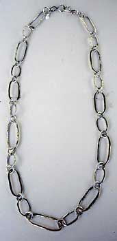 handcrafted sterling silver necklace by Vicky Jousan